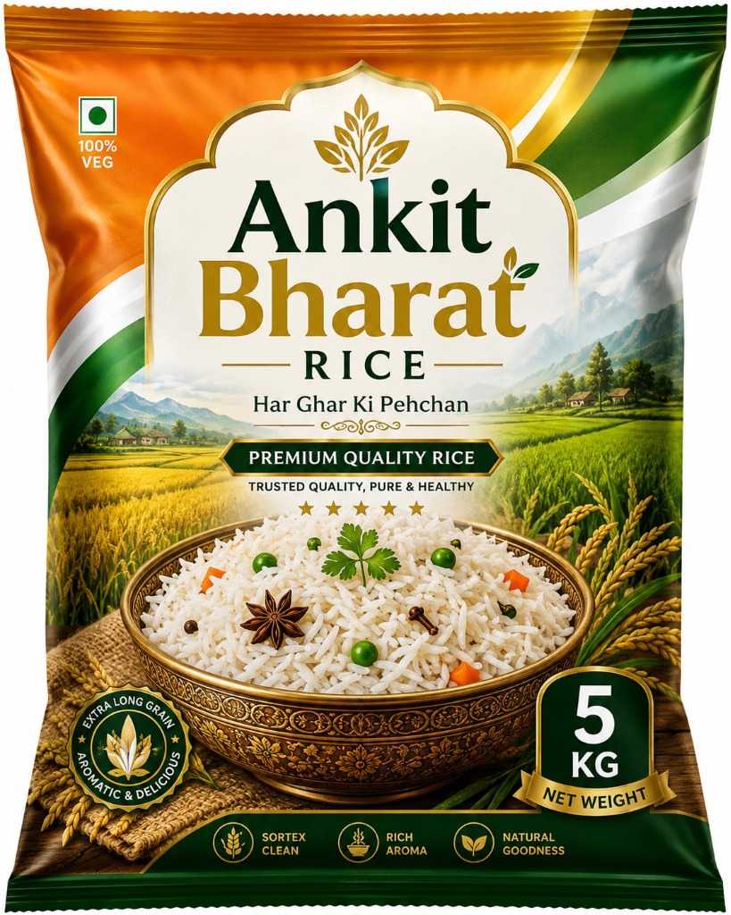 Ankit Bharat Premium Rice 5KG